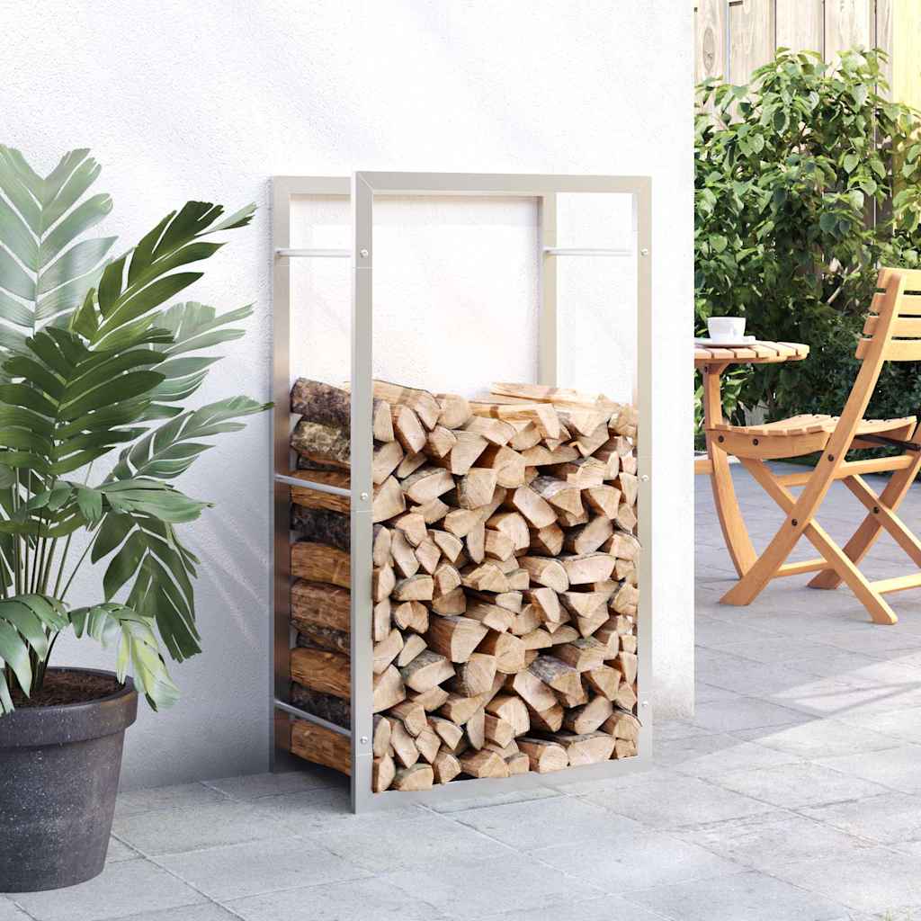 VIDAXL -Kamin 50x28x94 cm Edelstahl