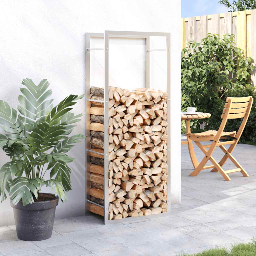 VIDAXL -Kamin 50x28x132 cm Edelstahl