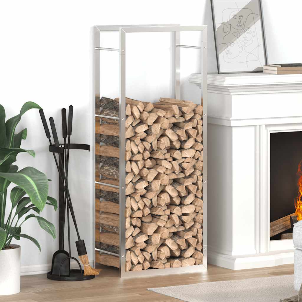 VIDAXL -Kamin 50x28x132 cm Edelstahl