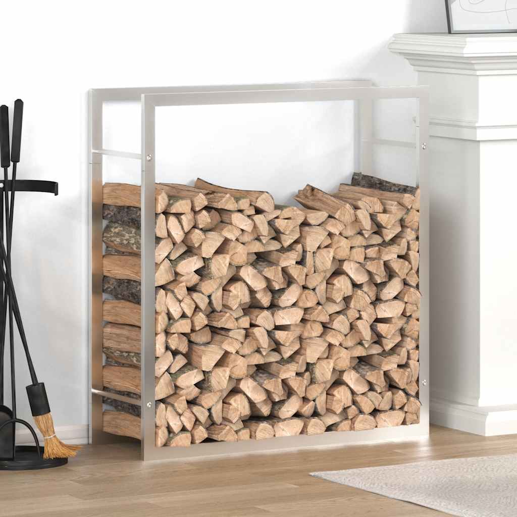 VIDAXL -Kamin 80x28x86 cm Edelstahl
