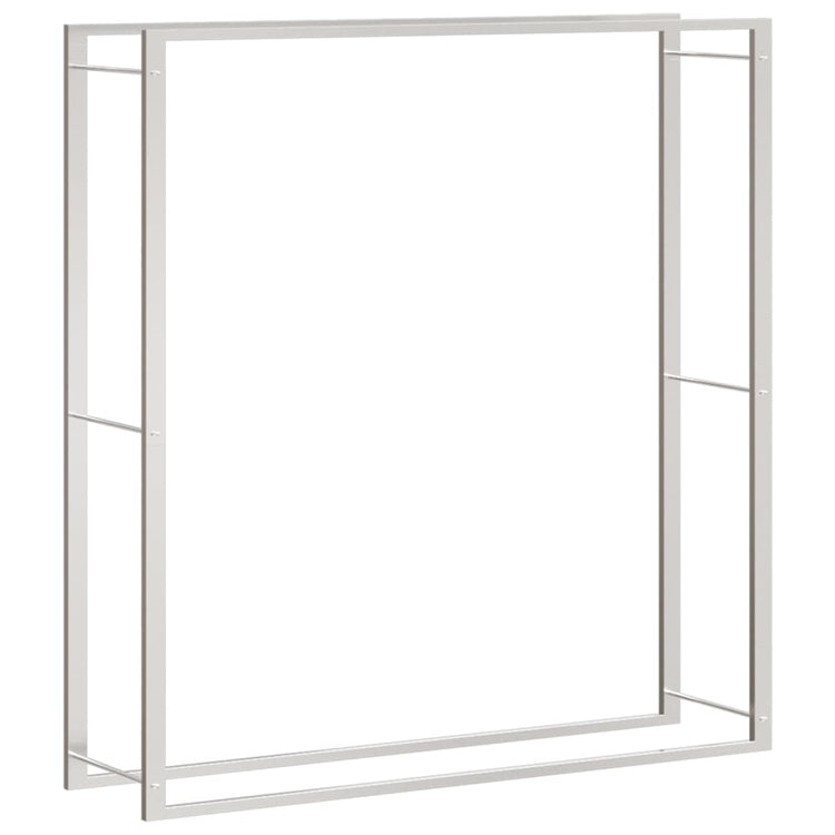 VIDAXL -Kamin 110x28x116 cm Edelstahl