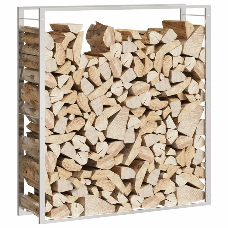 VIDAXL -Kamin 110x28x116 cm Edelstahl