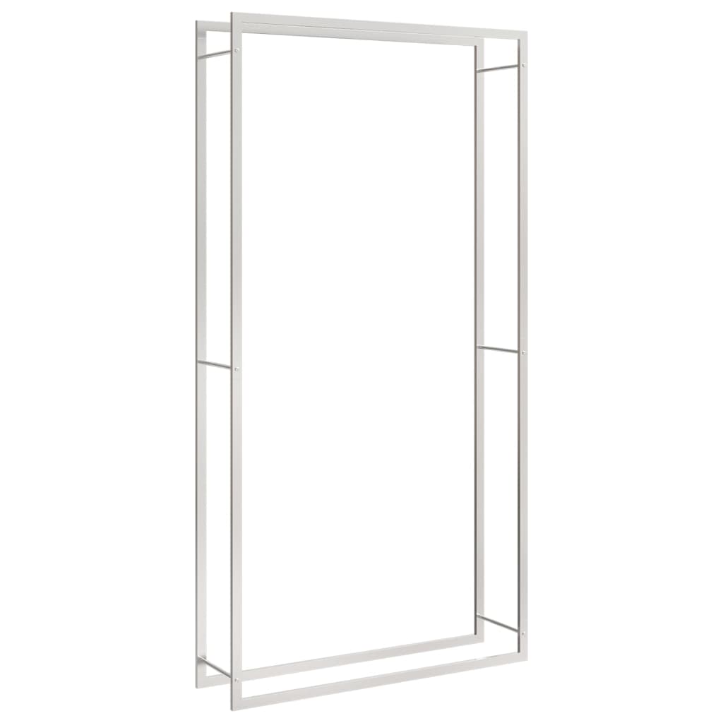 VIDAXL -Kamin 110x28x214 cm Edelstahl