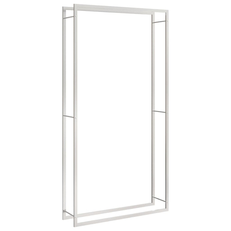 VIDAXL -Kamin 110x28x214 cm Edelstahl