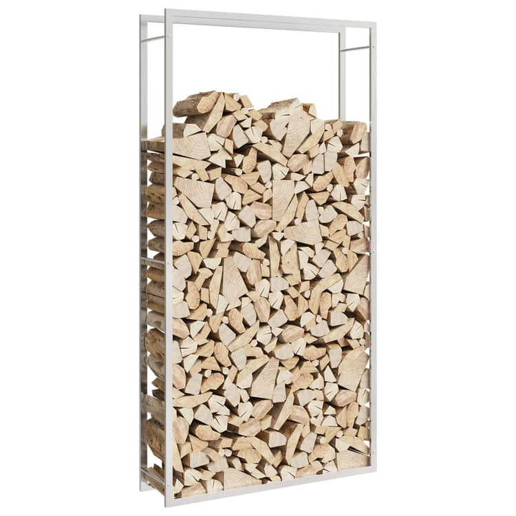VIDAXL -Kamin 110x28x214 cm Edelstahl