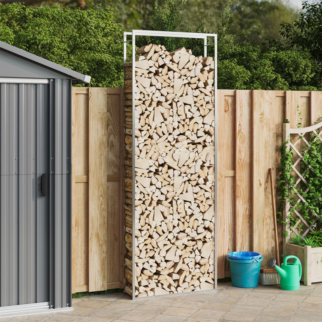VIDAXL -Kamin 110x28x312 cm Edelstahl