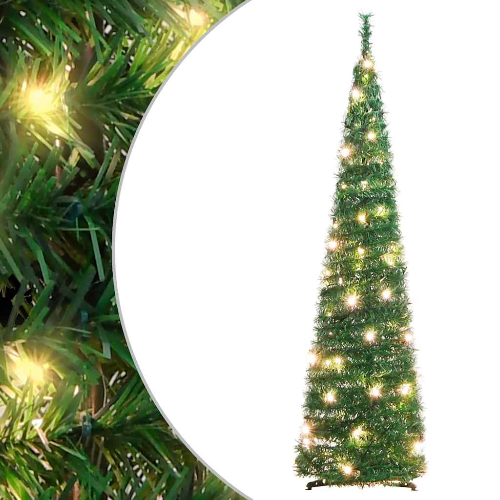 Vidaxl Kunstkerstboom Popup 50 LEDs 120 cm Grün
