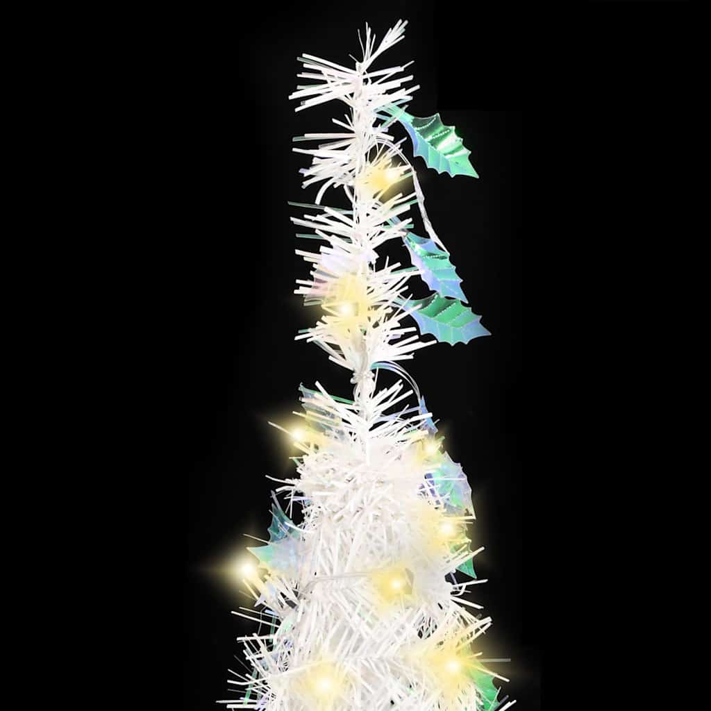 Vidaxx künstlicher Weihnachtsbaum Pop-up 150 LEDs 180 cm weiß