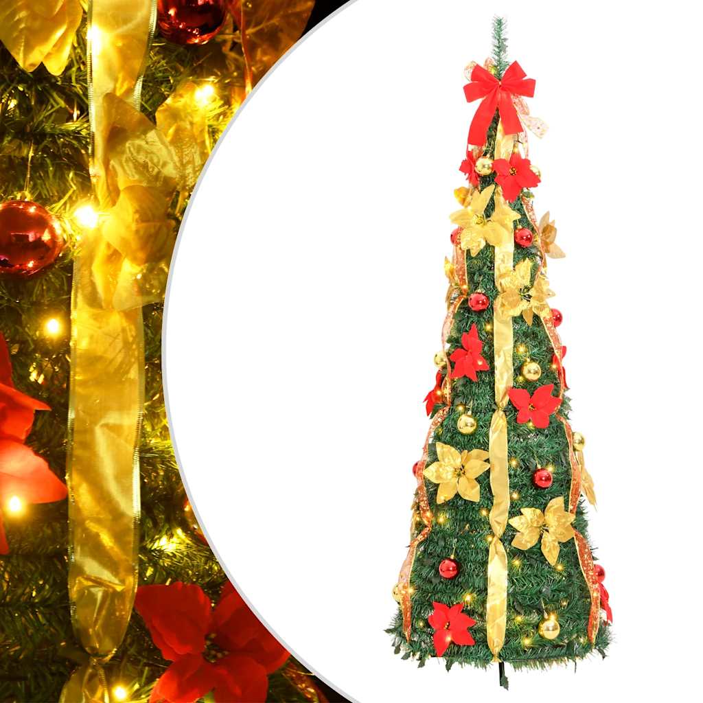 Vidaxl Kunstkerstboom Popup 100 LEDs 150 cm Grün