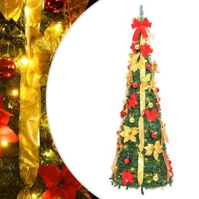 Vidaxl Kunstkerstboom Popup 100 LEDs 150 cm Grün