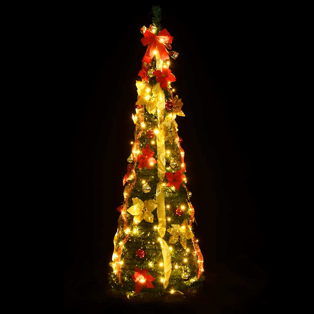 Vidaxl Kunstkerstboom Popup 100 LEDs 150 cm Grün