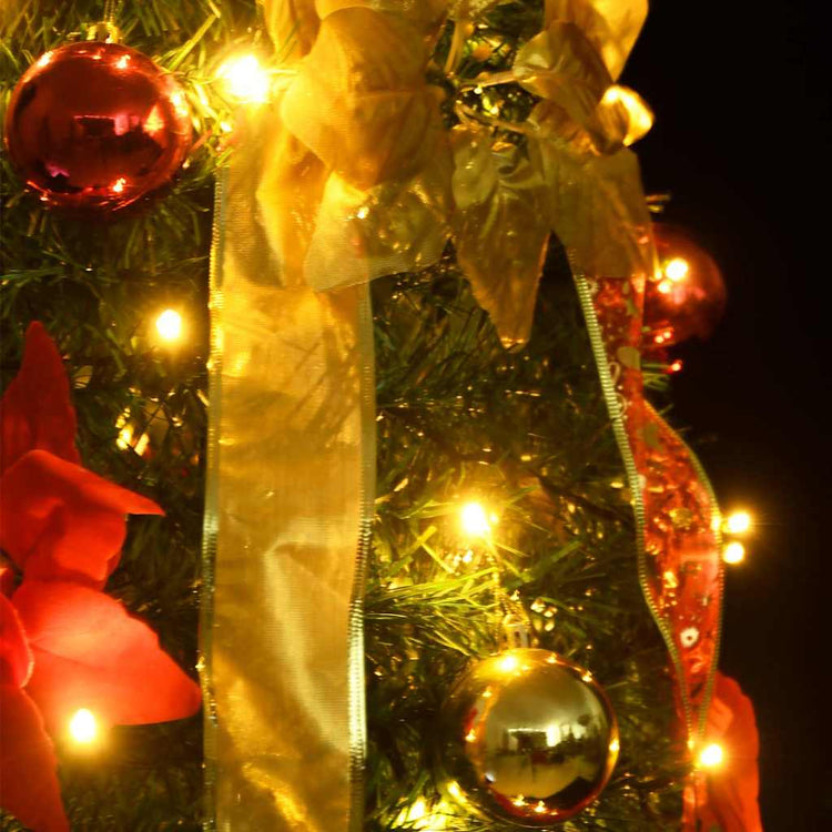 VidaXL Künstlicher Weihnachtsbaum Pop-Up 200 LEDs 210 cm Grün