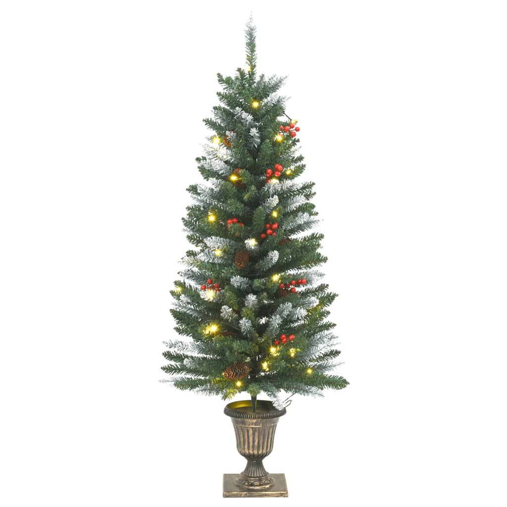 Vidaxl Künstliche Weihnachtsbäume 2 St 100 LEDs 120 cm Grün