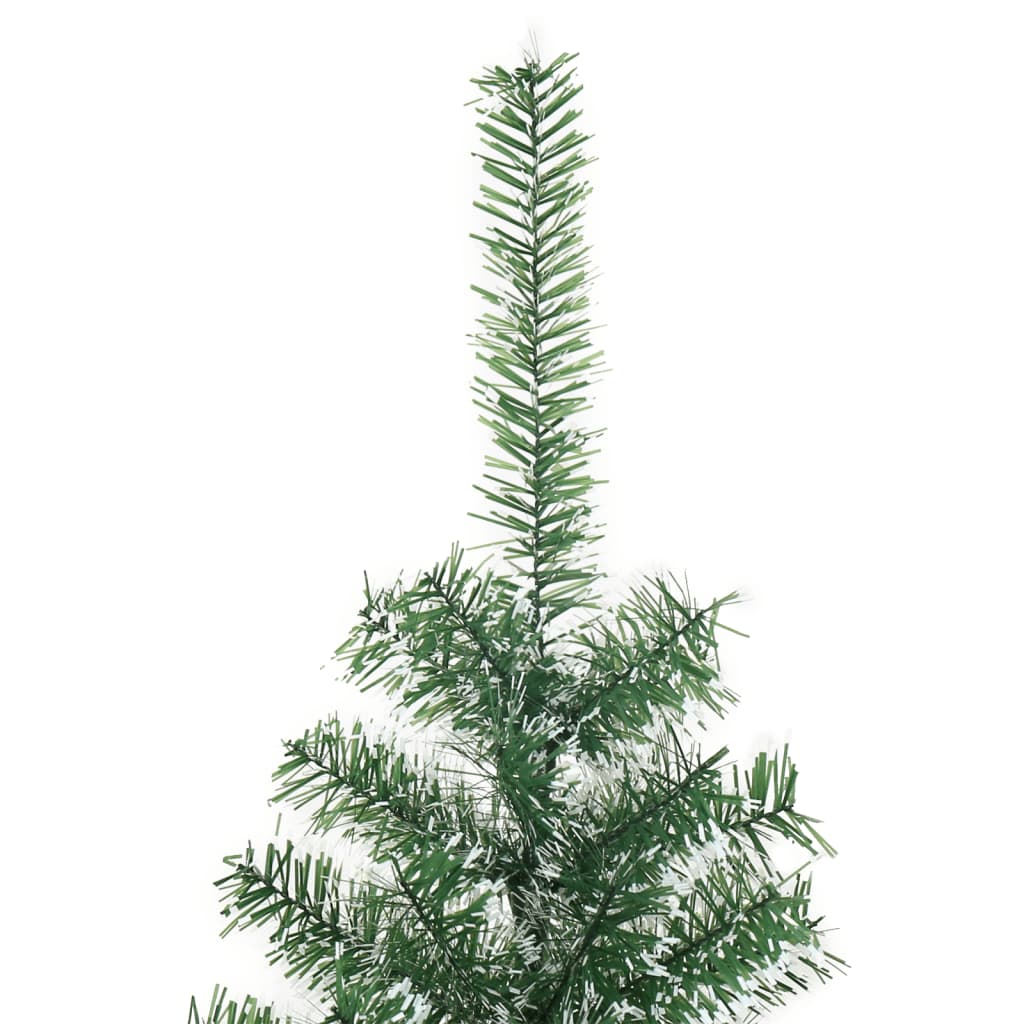 Vidaxl Kunstkerstboom mit Schnee 180 cm Grün