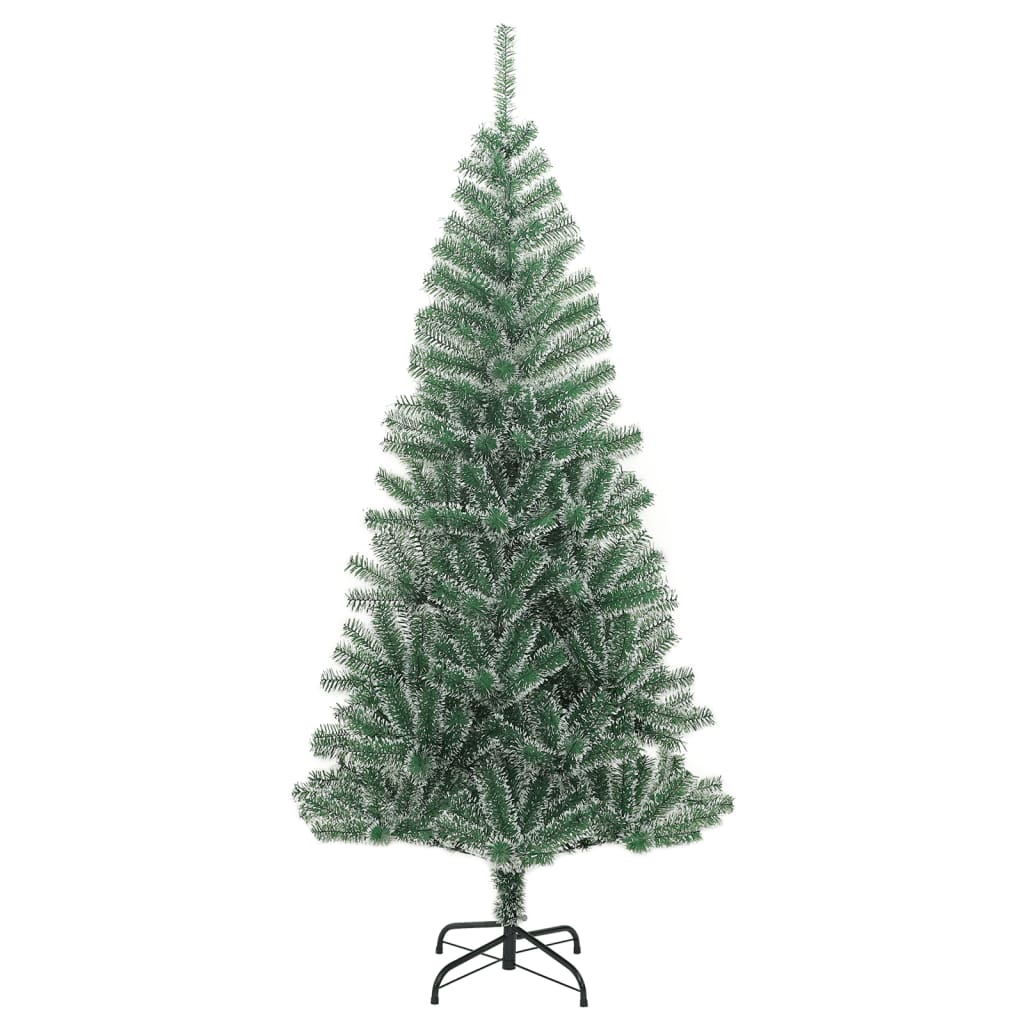 Vidaxl Kunstkerstboom mit Schnee 240 cm Grün