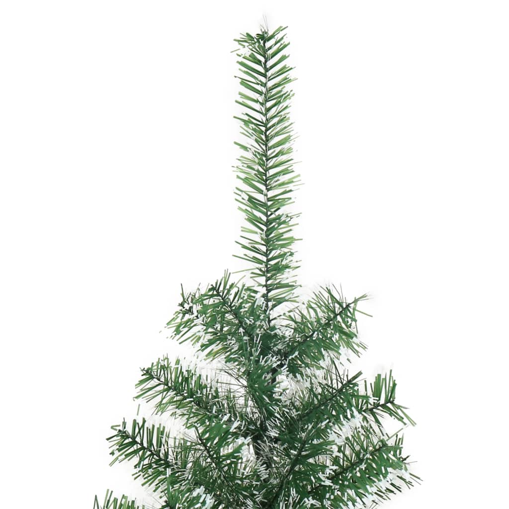 Vidaxl Kunstkerstboom mit Schnee 240 cm Grün