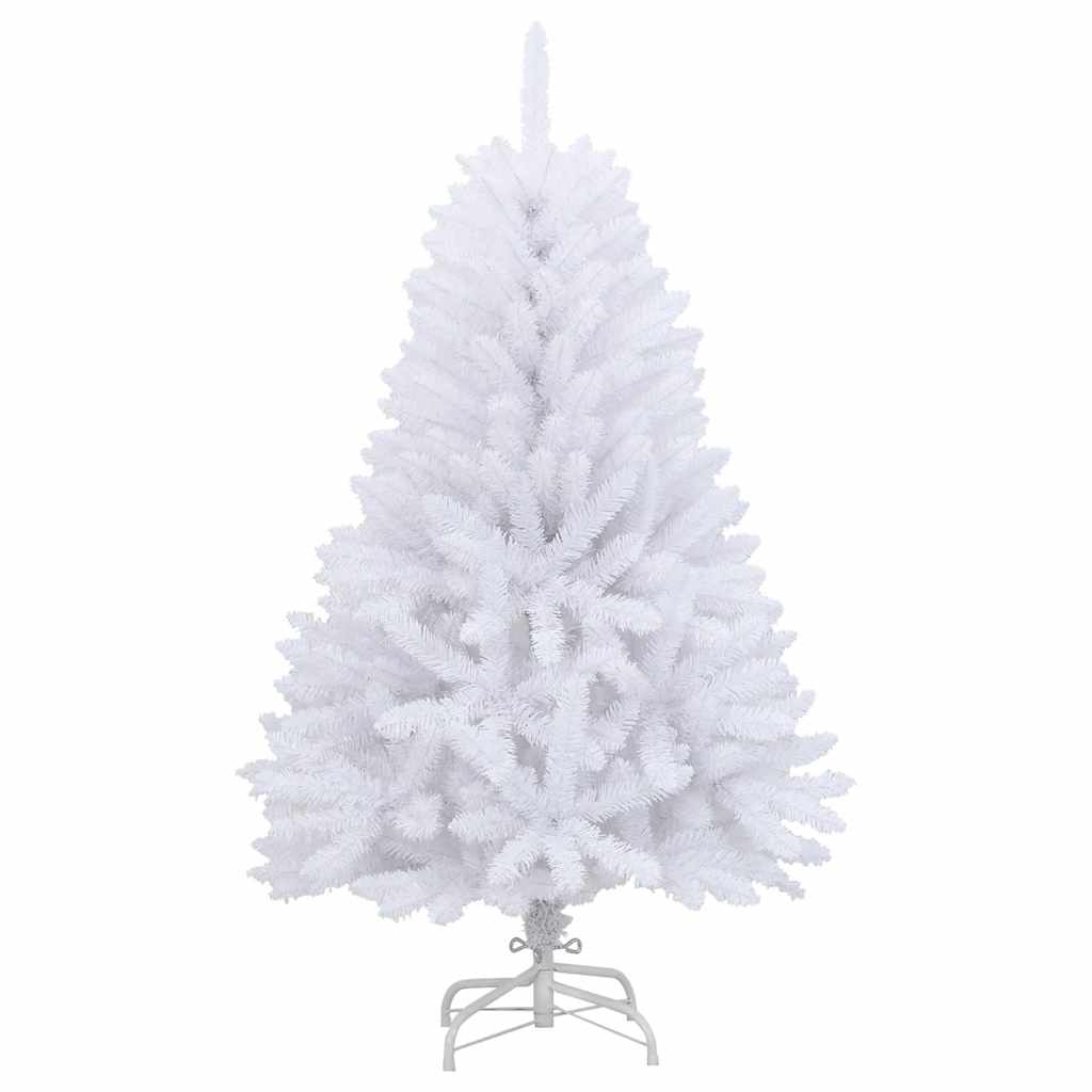 Vidaxl Kunstkerstboom mit Scharnieren und Standard 120 cm Weiß