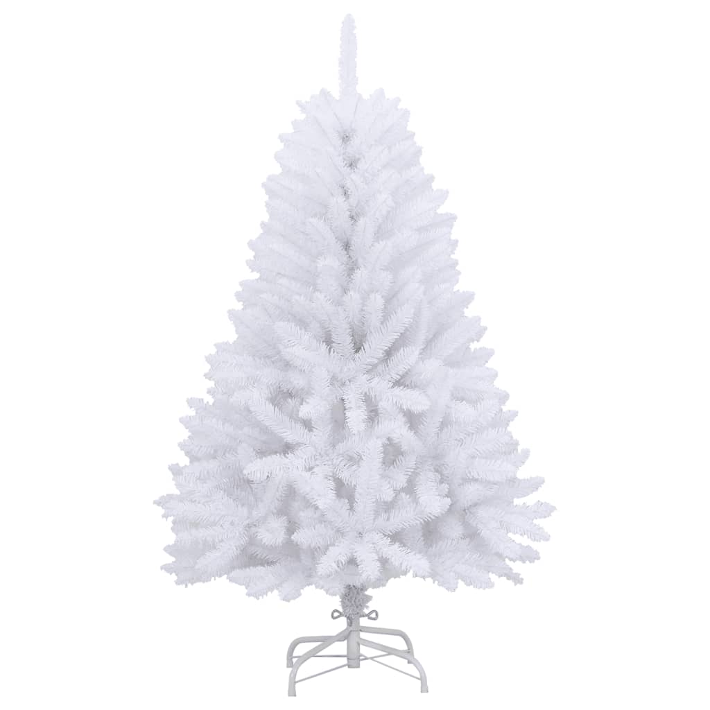 Vidaxl Kunstkerstboom mit Scharnieren und Standard 150 cm Weiß