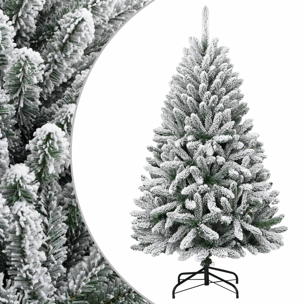 Vidaxl Kunstkerstboom mit Scharnieren und Schnee 120 cm