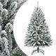 Vidaxl Kunstkerstboom mit Scharnieren und Schnee 120 cm