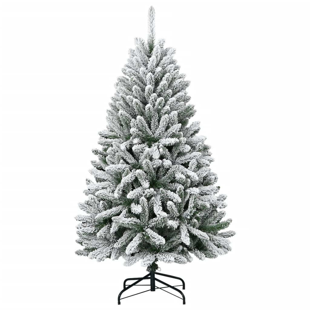 Vidaxl Kunstkerstboom mit Scharnieren und Schnee 150 cm