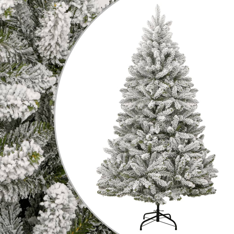 Vidaxl Kunstkerstboom mit Scharnieren und Schnee 180 cm