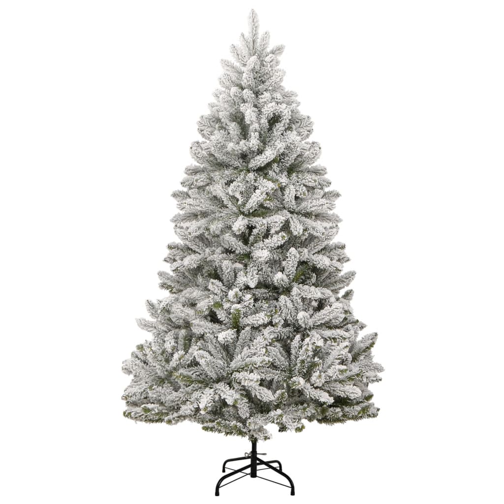 Vidaxx künstlicher Weihnachtsbaum mit Scharnieren und Schnee 210 cm
