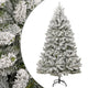 Vidaxx künstlicher Weihnachtsbaum mit Scharnieren und Schnee 240 cm