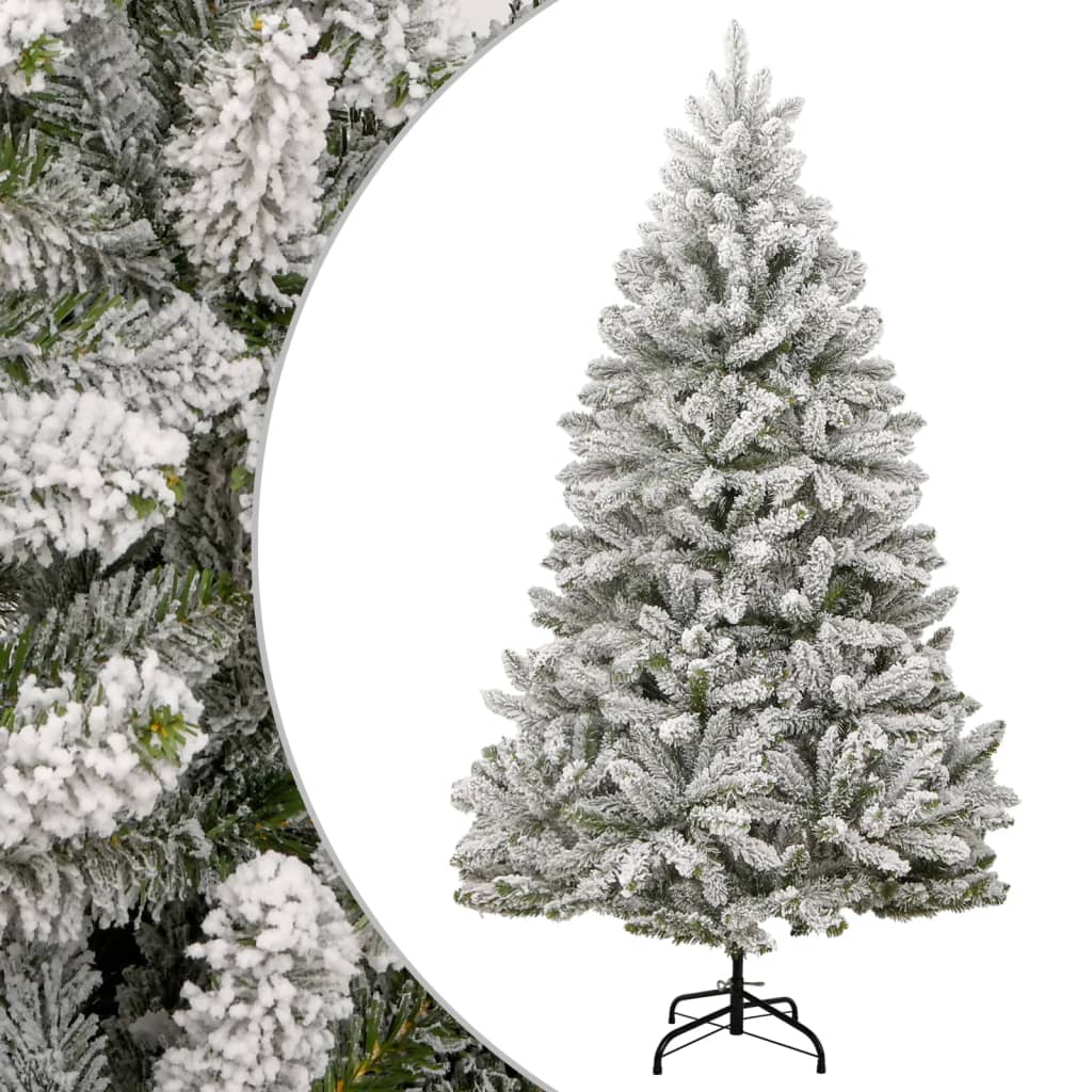 Vidaxl Kunstkerstboom mit Scharnieren und Schnee 270 cm