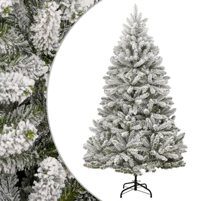Vidaxl Kunstkerstboom mit Scharnieren und Schnee 270 cm