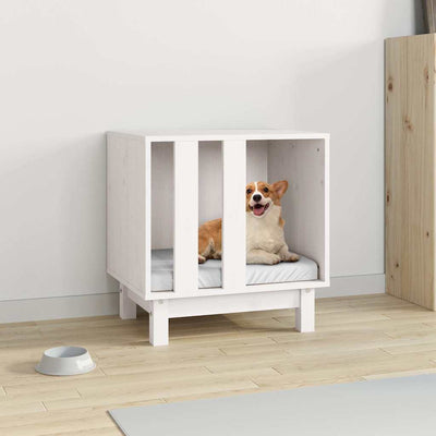 Vidaxl Hund Loft 50x40x52 cm Festkiefer weiß