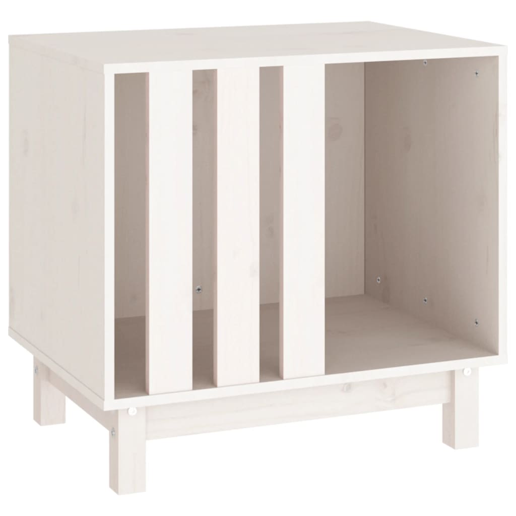 Vidaxl Hund Loft 60x45x57 cm Festkiefer weiß