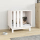 Vidaxl Hund Loft 60x45x57 cm Festkiefer weiß