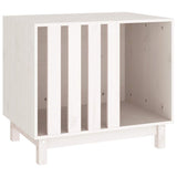 Vidaxl Hund Loft 70x50x62 cm Festkiefer weiß - afbeelding 2