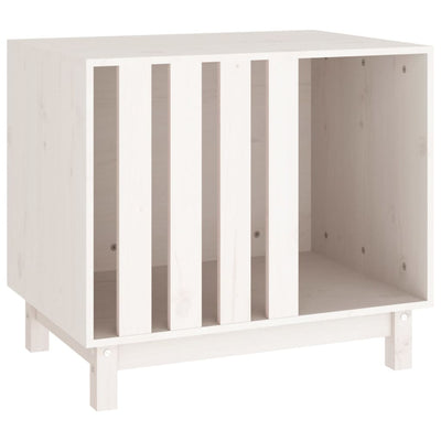 Vidaxl Hund Loft 70x50x62 cm Festkiefer weiß