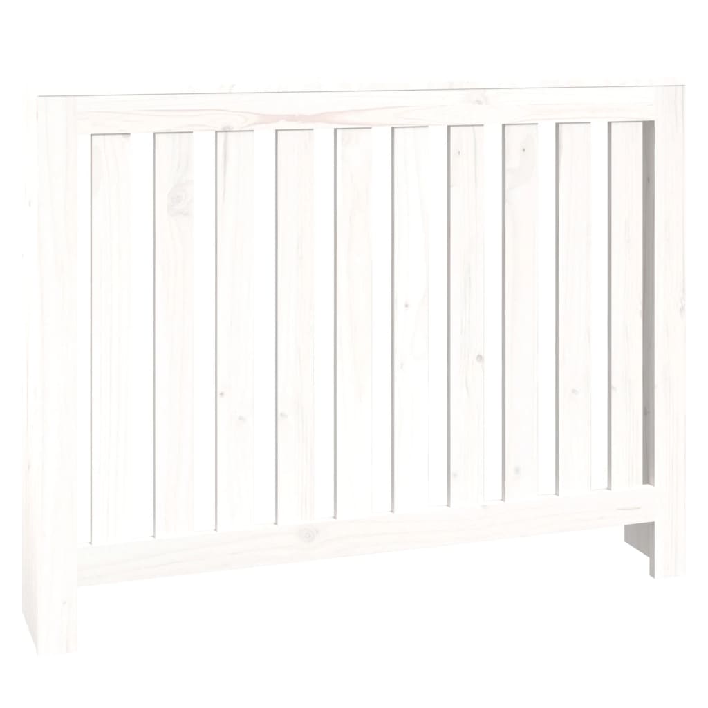 VIDAXL -Radiatorkonstruktion 108,5 x 19 x 84 cm Festkieferweiß weiß