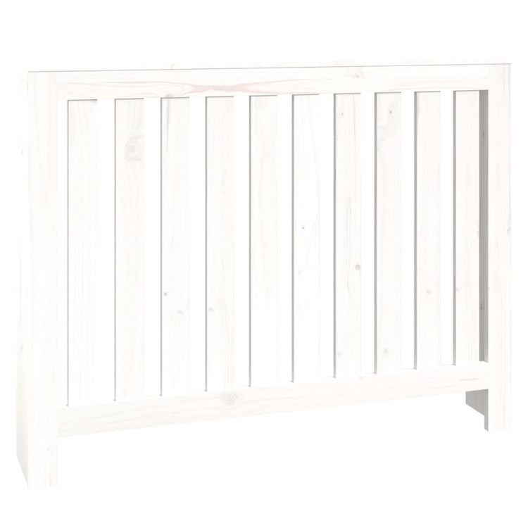 VIDAXL -Radiatorkonstruktion 108,5 x 19 x 84 cm Festkieferweiß weiß