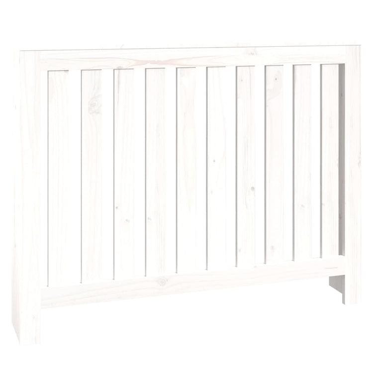 VIDAXL -Radiatorkonstruktion 108,5 x 19 x 84 cm Festkieferweiß weiß