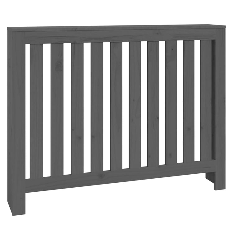 VIDAXL -Radiatorkonstruktion 108,5 x 19 x 84 cm Festkiefer Holz grau