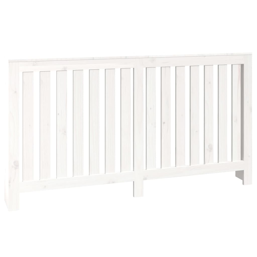 VIDAXL -Radiatorkonstruktion 153x19x84 cm Festkiefer weiß
