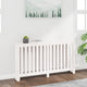 VIDAXL -Radiatorkonstruktion 153x19x84 cm Festkiefer weiß