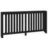 VIDAXL -Radiatorkonstruktion 169x19x84 cm Festkiefer Holz schwarz