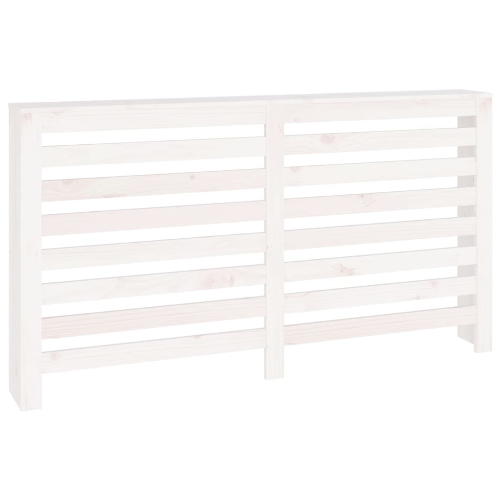 VIDAXL -Radiatorkonstruktion 153x19x84 cm Festkiefer weiß