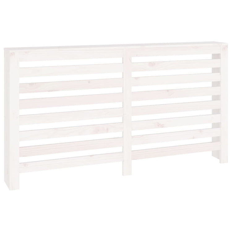 VIDAXL -Radiatorkonstruktion 153x19x84 cm Festkiefer weiß