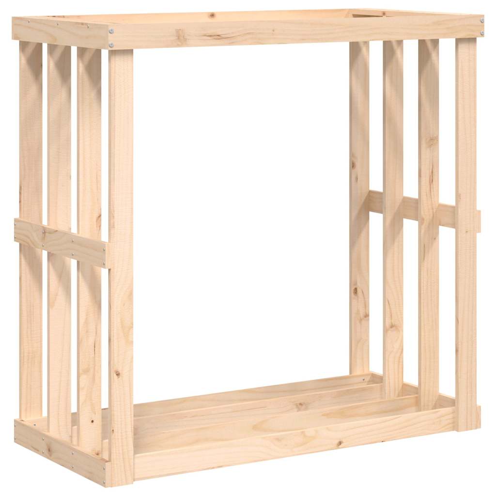 Vidaxxl Holzhalter 108x52x106 cm aus massivem Kiefernholz