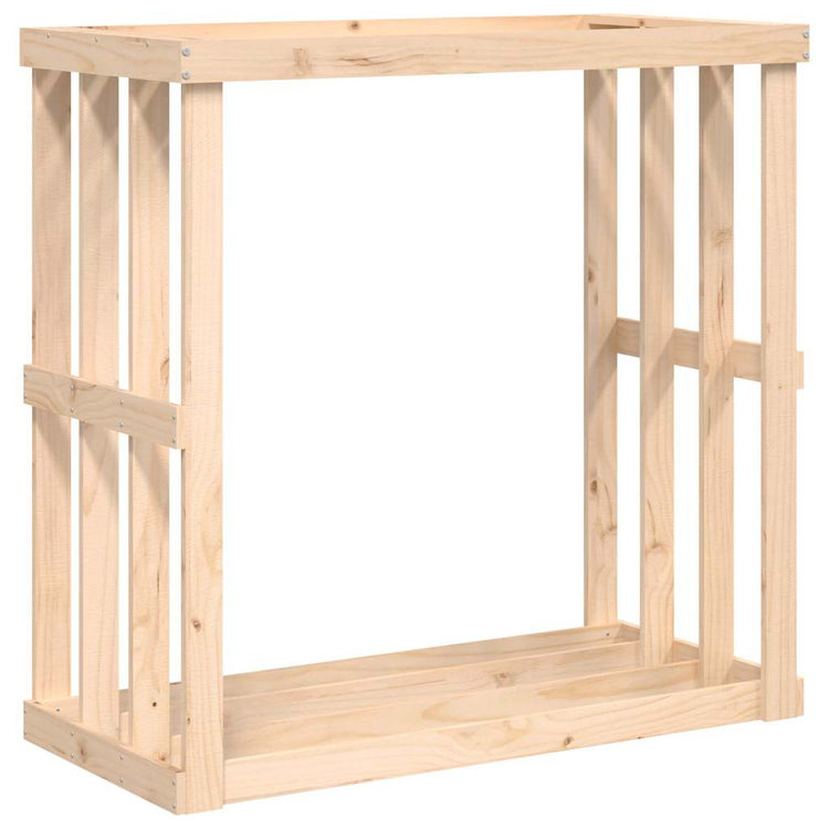 Vidaxxl Holzhalter 108x52x106 cm aus massivem Kiefernholz