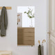 Vidaxl Wandspiegel 40x80 cm rechteckiges Glas