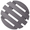 VIDAXL -Pflanzenwagen 4 Stcs Ø30x7,5 cm HKC Grau