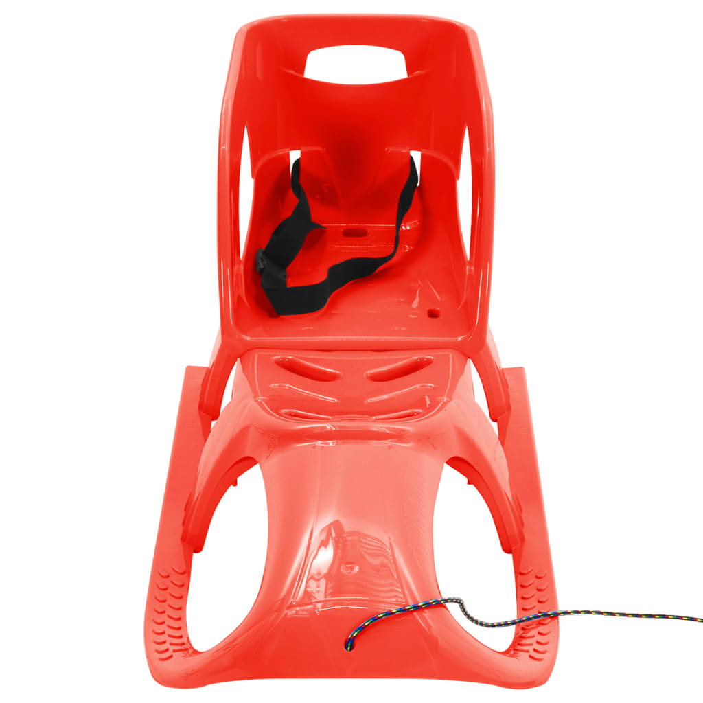 VIDAXL -HELE mit Sitz 102,5 x 40 x 23 cm Polypropenrot
