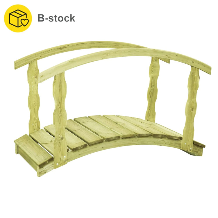 Vidaxl B-Stock Tuinbrug 170x74x105 cm imprägnierte feste Kiefer